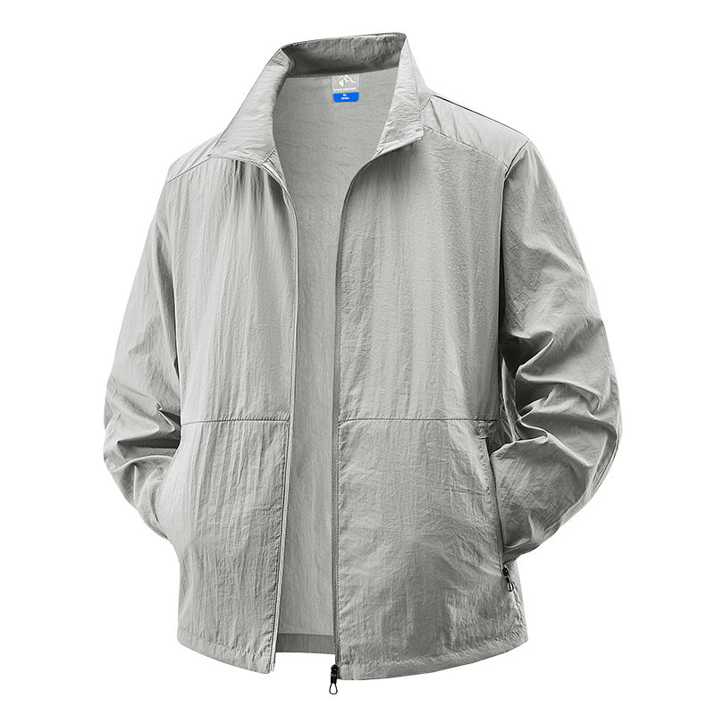 Herren Leichte Packbare Windjacke Echo Archiv