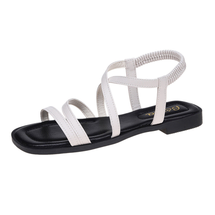 Damen Elegante Riemchen-Sandalen mit funkelnden Details Echoarchiv