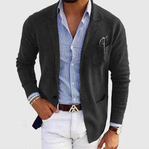 Herren elegante und bequeme Strickjacke Echoarchiv