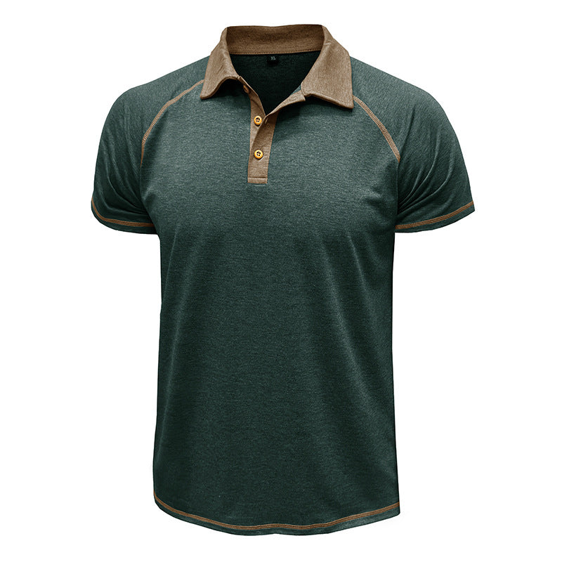 Herren Poloshirt mit kontrastierendem Kragen und hochwertiger Verarbeitung Echoarchiv