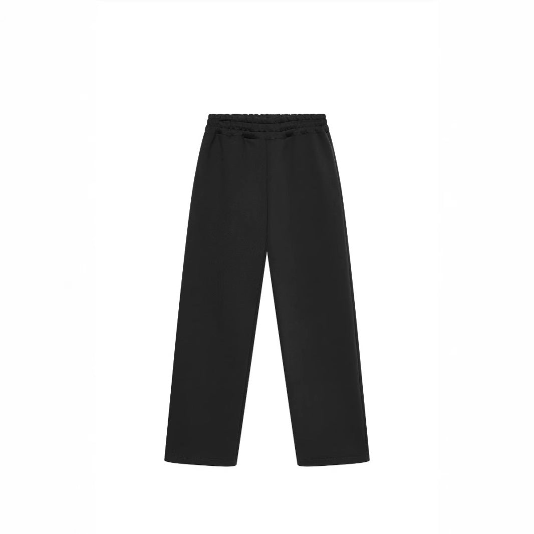 Damen nan weite High‑Waist Loungehose mit hohem Komfortbund, verdeckten Seitentaschen und geradem Bein Echo Archiv