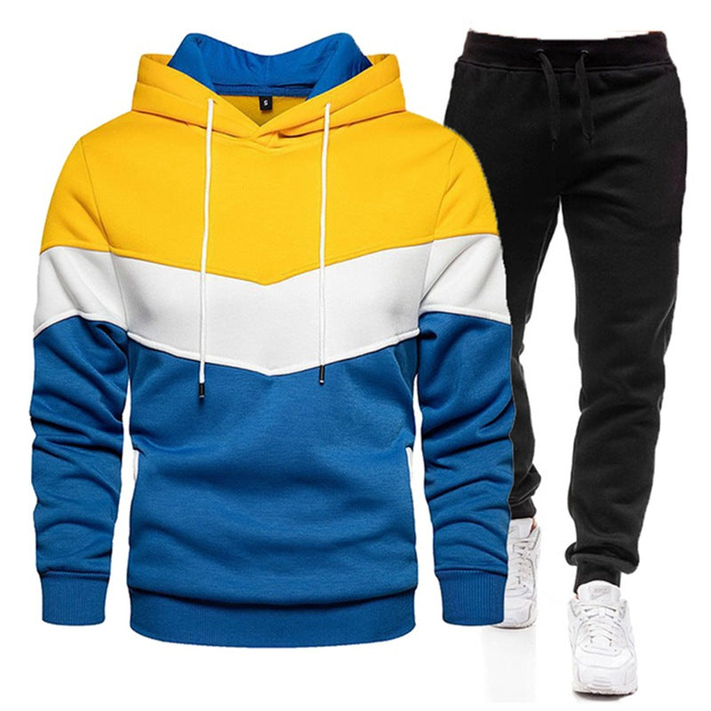 Herren Sportliches Hoodie- und Jogginghose-Set Echoarchiv