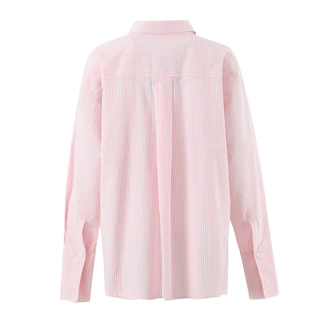 Damen Oversize-Hemdbluse mit Brusttasche und verlängerten Manschetten Echoarchiv