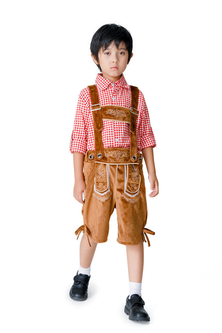 Jungen Trachten-Shorts mit eleganten Stickereien Echo Archiv
