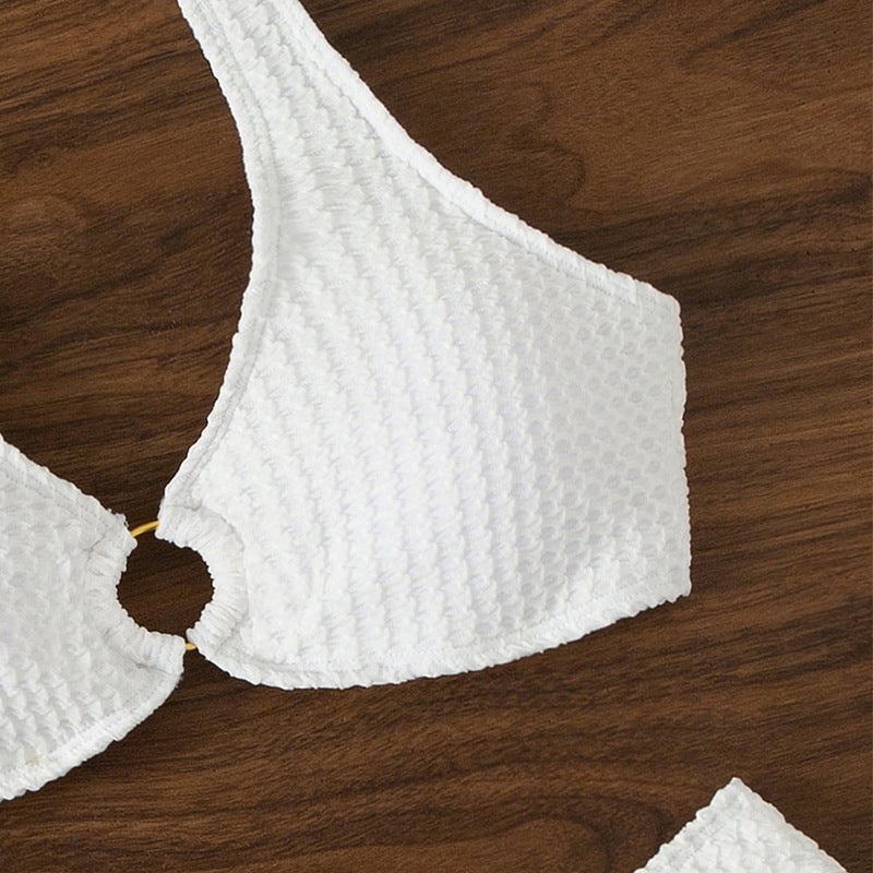 Damen Triangel-Bikini mit raffiniertem Ring-Detail und markantem Strukturdesign Echo Archiv