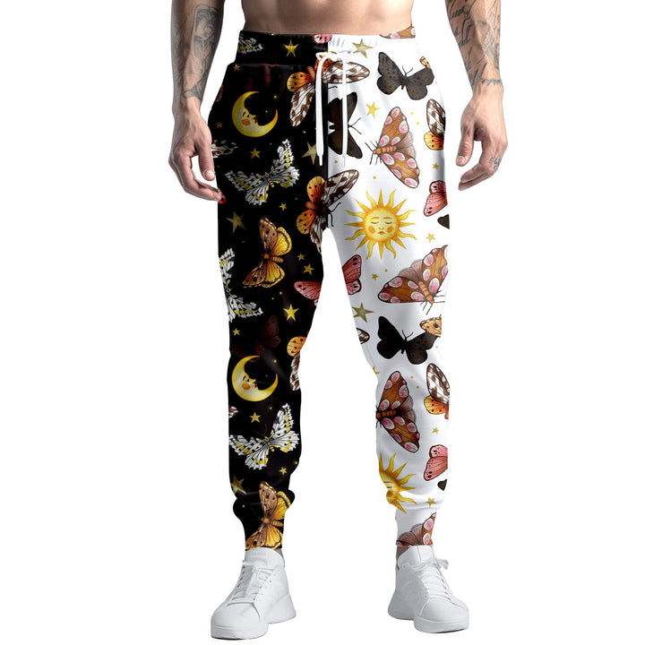 Herren Sportliche Jogginghose mit kreativem Mustermix Echoarchiv