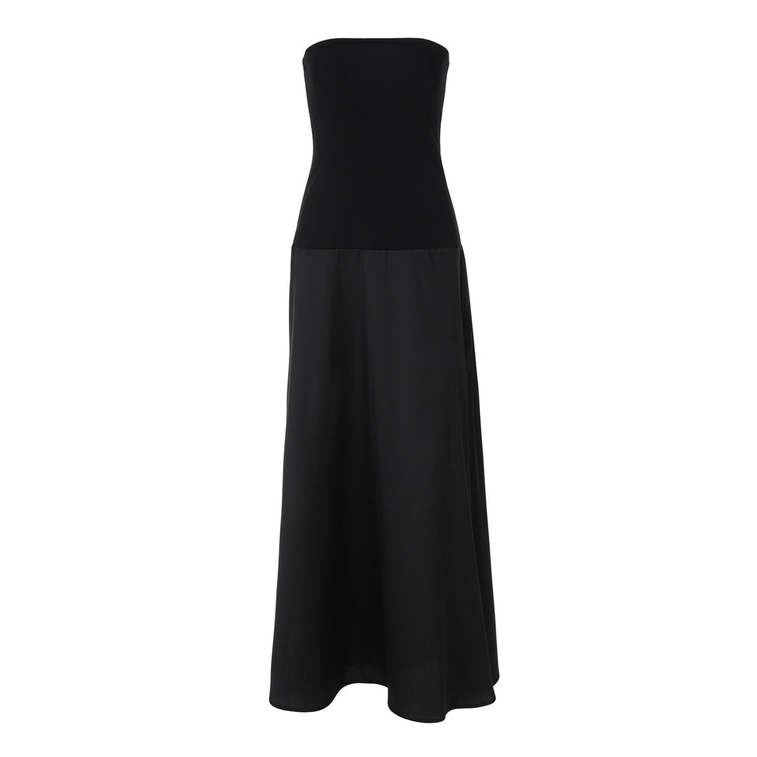 Damen Elegantes langes Maxikleid mit trägerlosem Design Echo Archiv