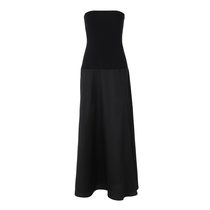 Damen Elegantes langes Maxikleid mit trägerlosem Design Echo Archiv