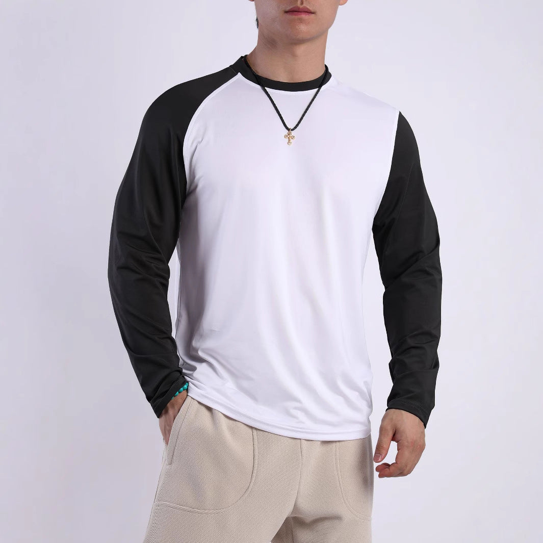 Herren Sport-Langarmshirt mit atmungsaktiven Einsätzen und feuchtigkeitsregulierendem Material Echoarchiv