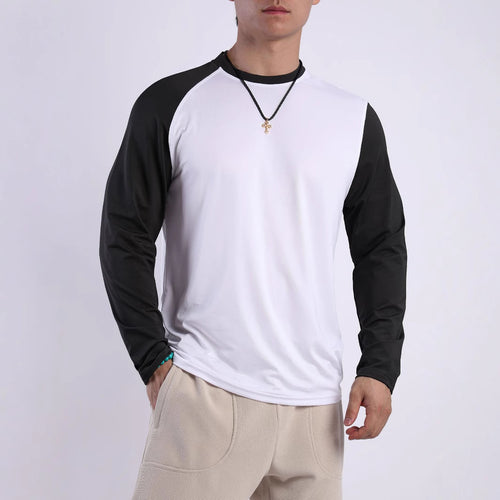 Herren Sport-Langarmshirt mit atmungsaktiven Einsätzen und feuchtigkeitsregulierendem Material Echoarchiv