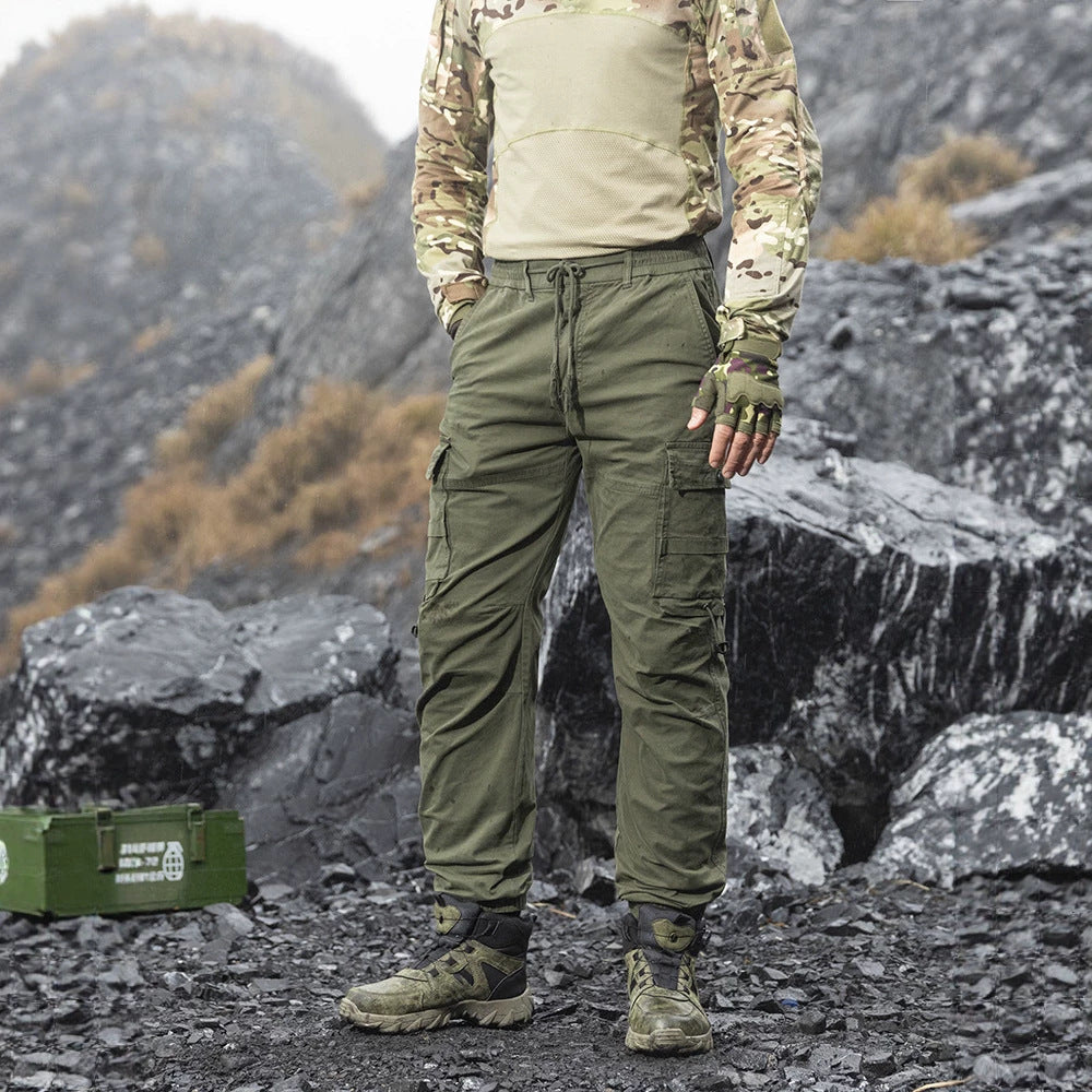 Herren Tactical-Utility Cargohose im Joggercut mit verstärkten Kniepartien, elastischem Komfortbund und Organizer-Taschen Echo Archiv