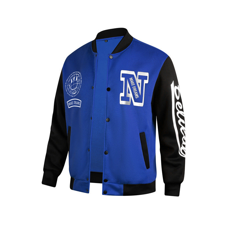 Herren Sportliche Collegejacke Echoarchiv