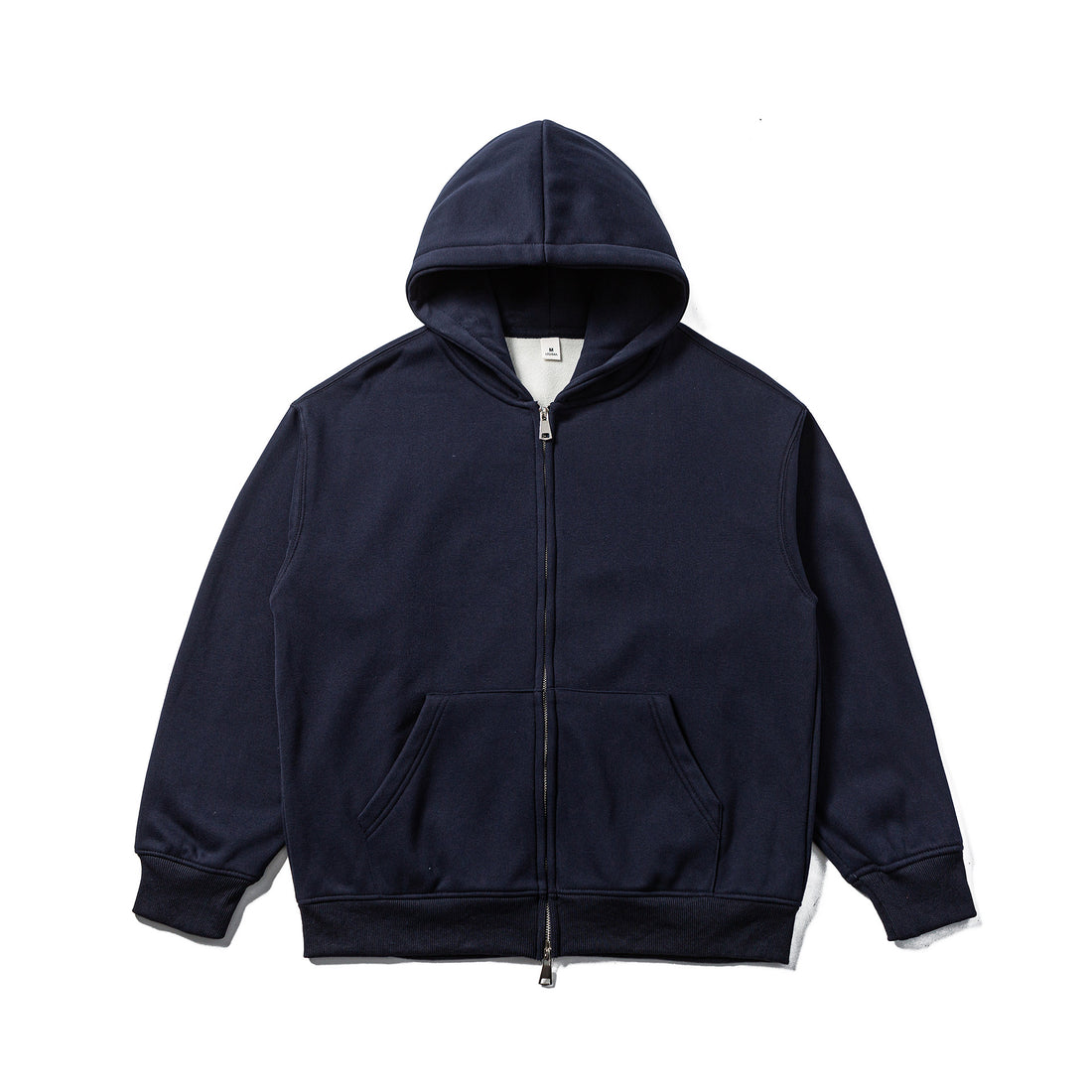 Unisex Kapuzen-Sweatjacke mit Zweiwege-Reißverschluss und Kängurutasche Echoarchiv