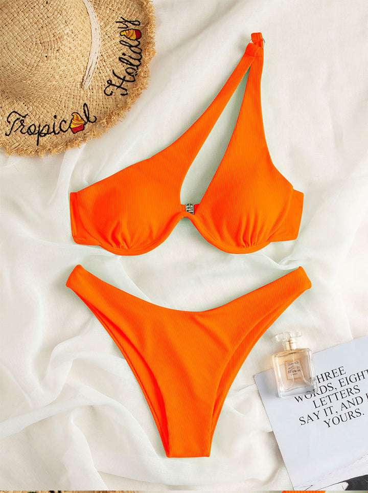 Damen Dreiecks-Bikini mit asymmetrischem Design Echo Archiv