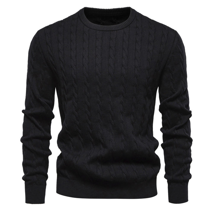 Herren Gemusterter Strickpullover Echoarchiv