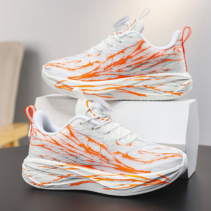 Unisex auffällige Plateau-Sneaker mit Schnelljustier-System und skulpturierter Wellenlaufsohle – Norré
