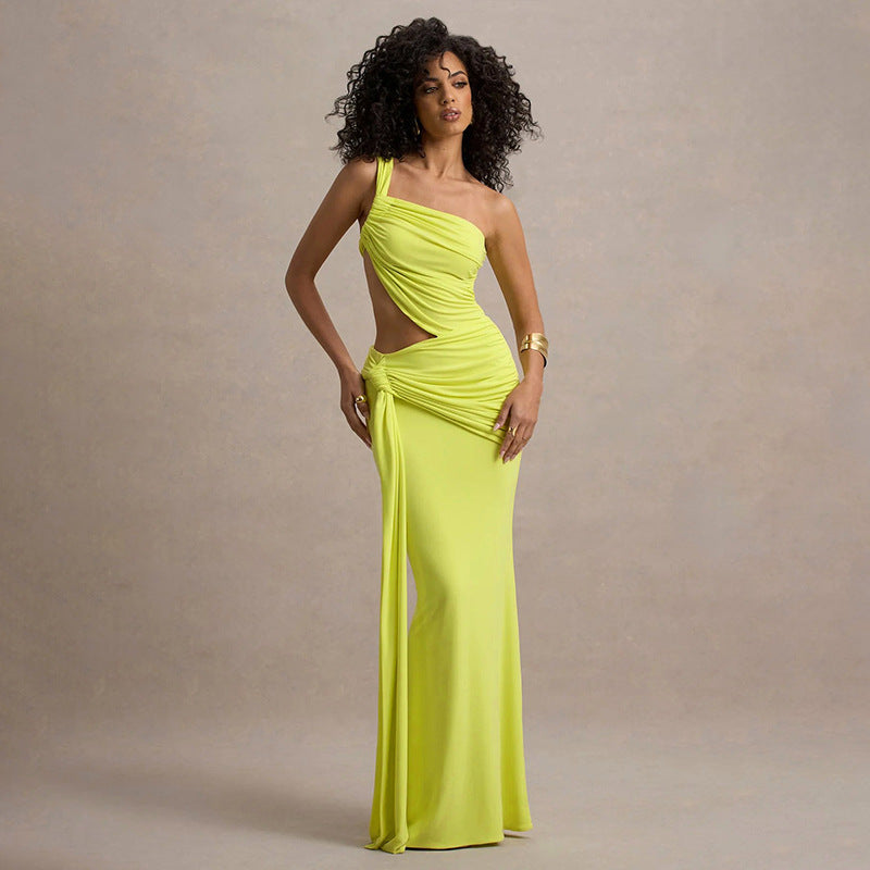Damen Elegantes Minikleid mit seitlichem Cut-Out und raffinierten Raffung Echo Archiv