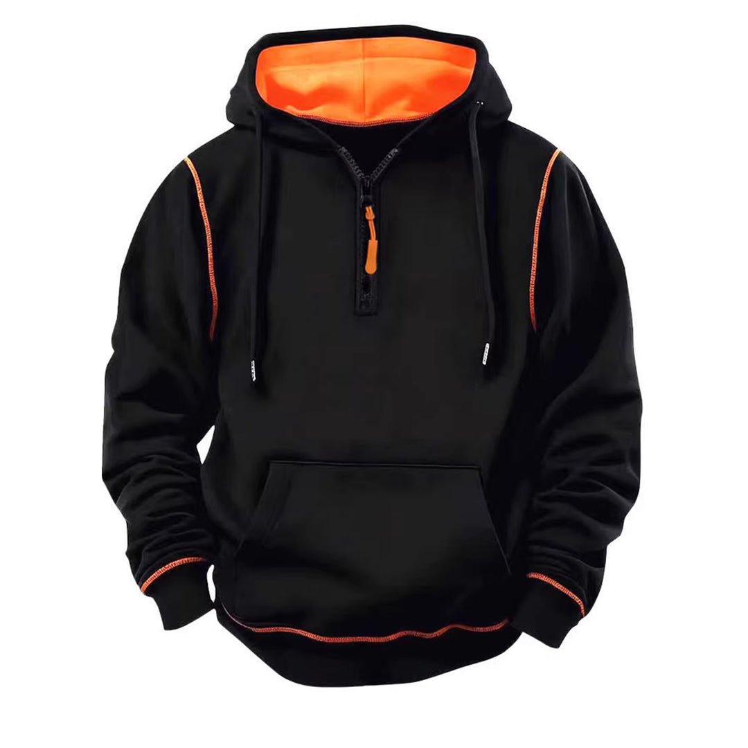 Herren Sportliche Kapuzenjacke mit Reißverschluss Echo Archiv