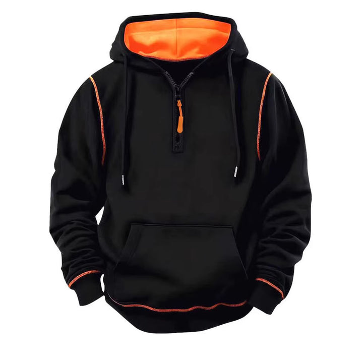Herren Sportliche Kapuzenjacke mit Reißverschluss Echo Archiv