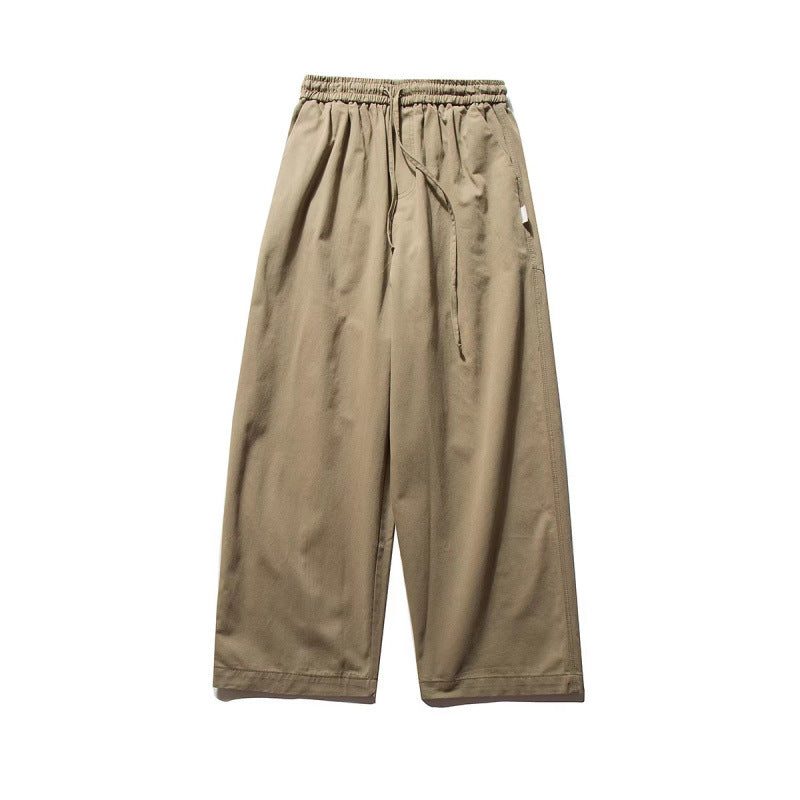 Unisex Weite Culotte-Hose mit elastischem Bund und Kordelzug Echo Archiv