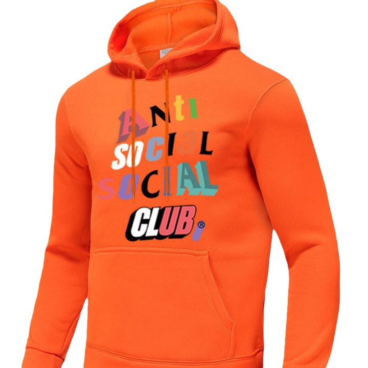 Herren Kapuzenpullover mit modernem Aufdruck und bequemer Passform Echoarchiv