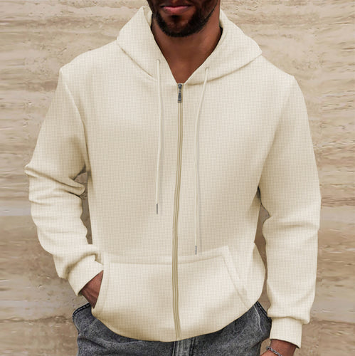 Herren lässiger Kapuzenpullover mit strukturiertem Innenfutter Echoarchiv