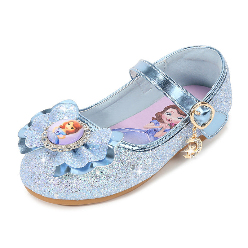 Mädchen Ballerinas mit Glitzer und Schleifenapplikation Echo Archiv