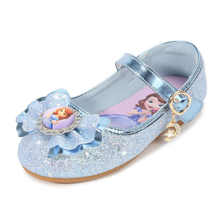 Mädchen Ballerinas mit Glitzer und Schleifenapplikation Echo Archiv