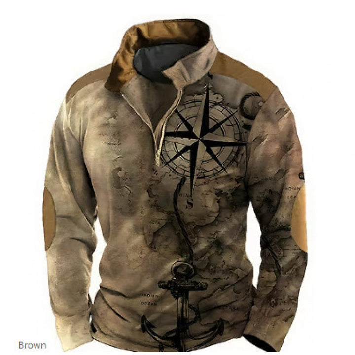 Herren attraktiver Freizeitpullover Echoarchiv