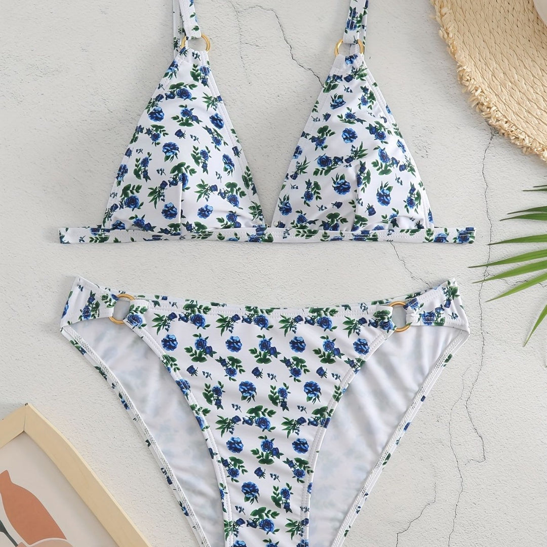 Damen Triangel-Bikini mit luxuriösen Details Echo Archiv