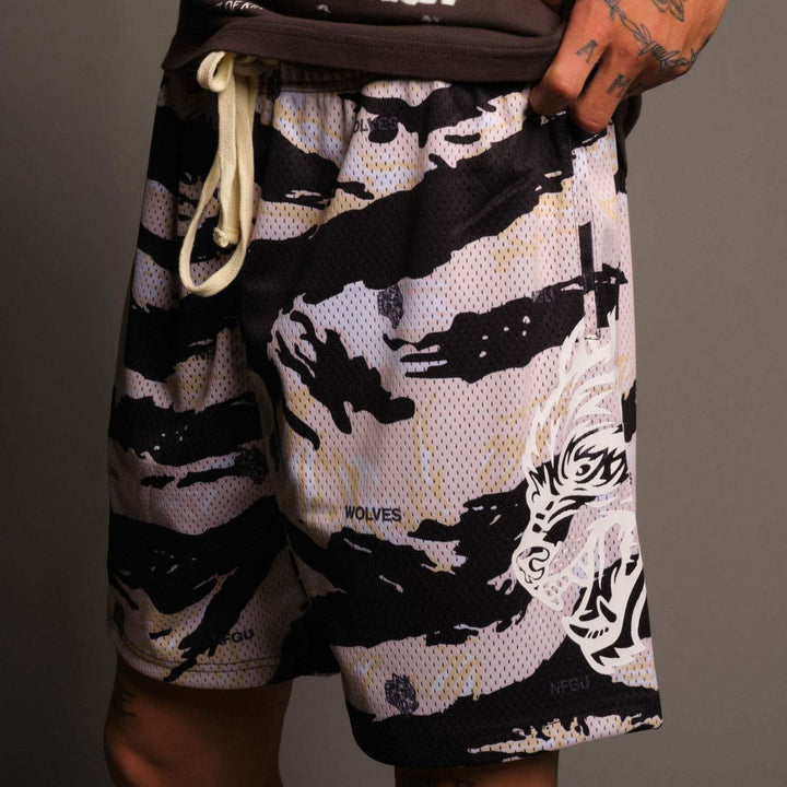 Herren Camouflage Druck Performance Schwimmshorts Echoarchiv
