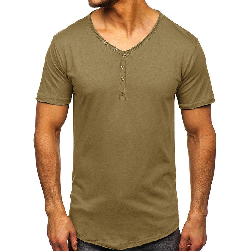 Herren Kurzarmshirt mit Knopfleiste Echoarchiv