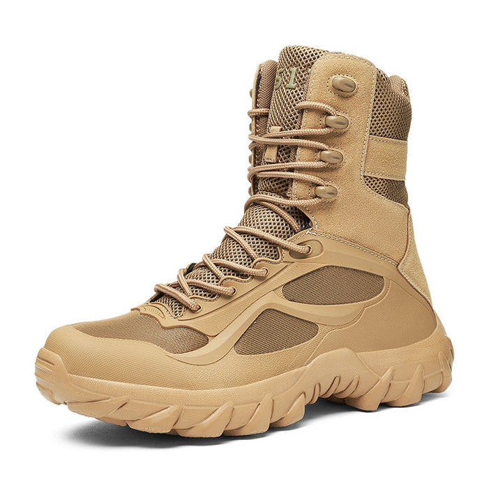 Herren Taktischer High-Top Einsatzstiefel mit robuster Trail-Profilsohle Echoarchiv