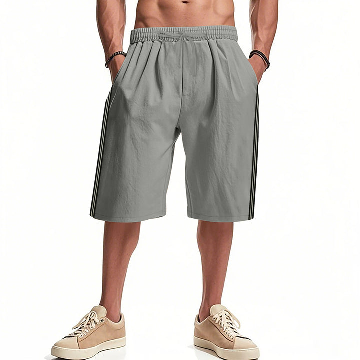Herren lässige Sportshorts mit seitlichen Streifen Echoarchiv
