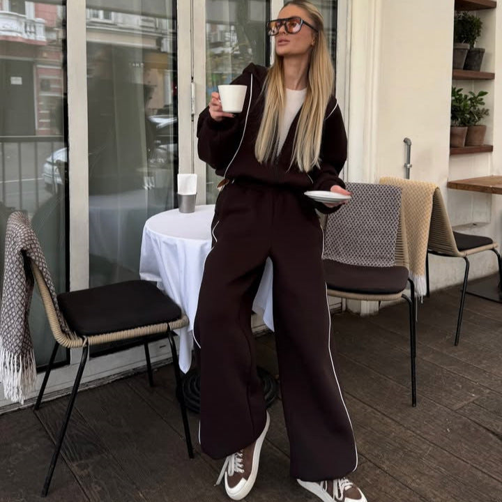 Damen Bequemer Oversized Jogginganzug Echo Archiv
