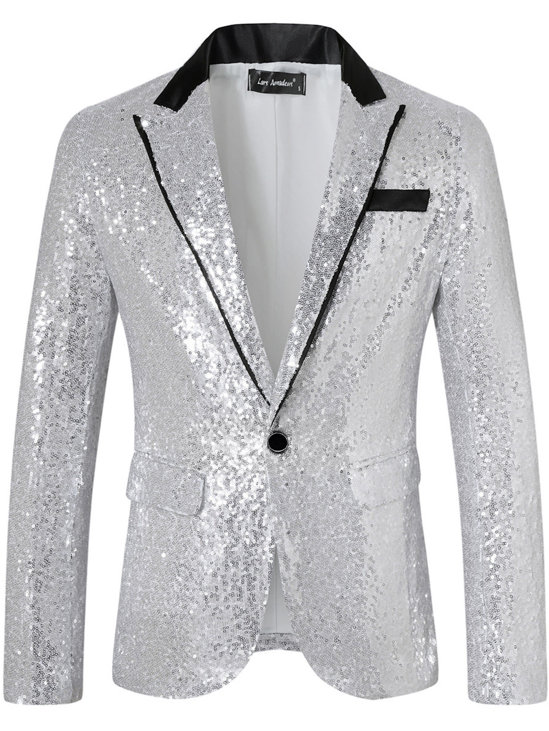 Herren Glamouröser Paillettenblazer Echoarchiv