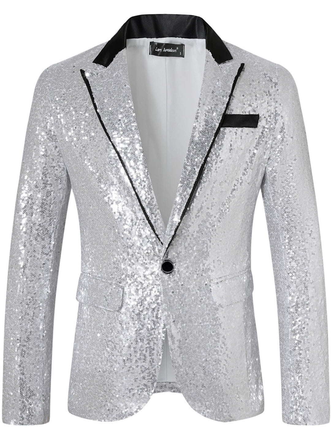Herren Glamouröser Paillettenblazer Echoarchiv
