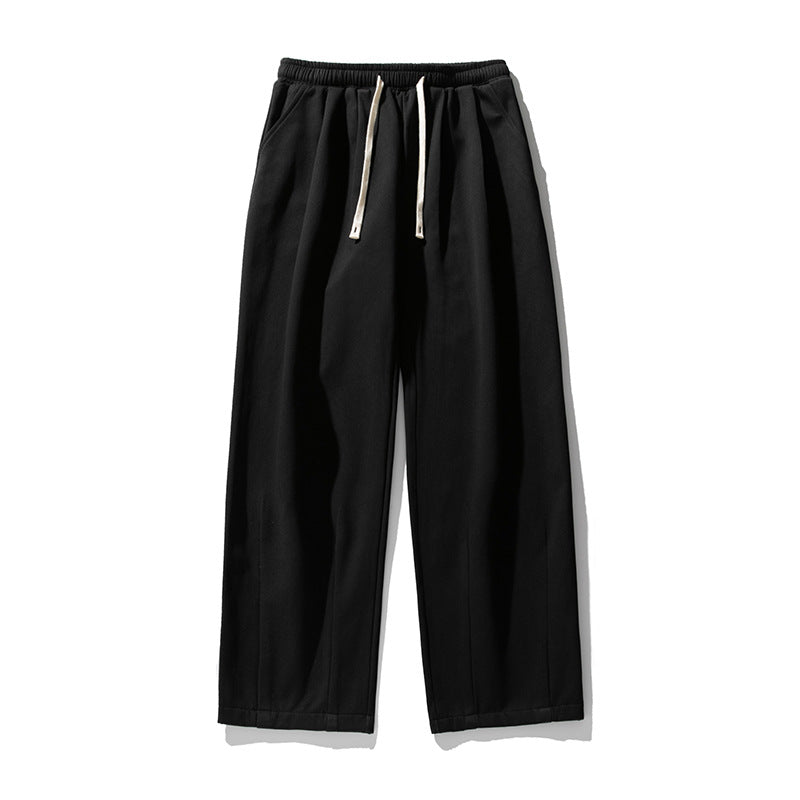 Unisex Weite Relaxed-Hose mit Bügelfalte, elastischem Komfortbund und Kordelzug Echo Archiv