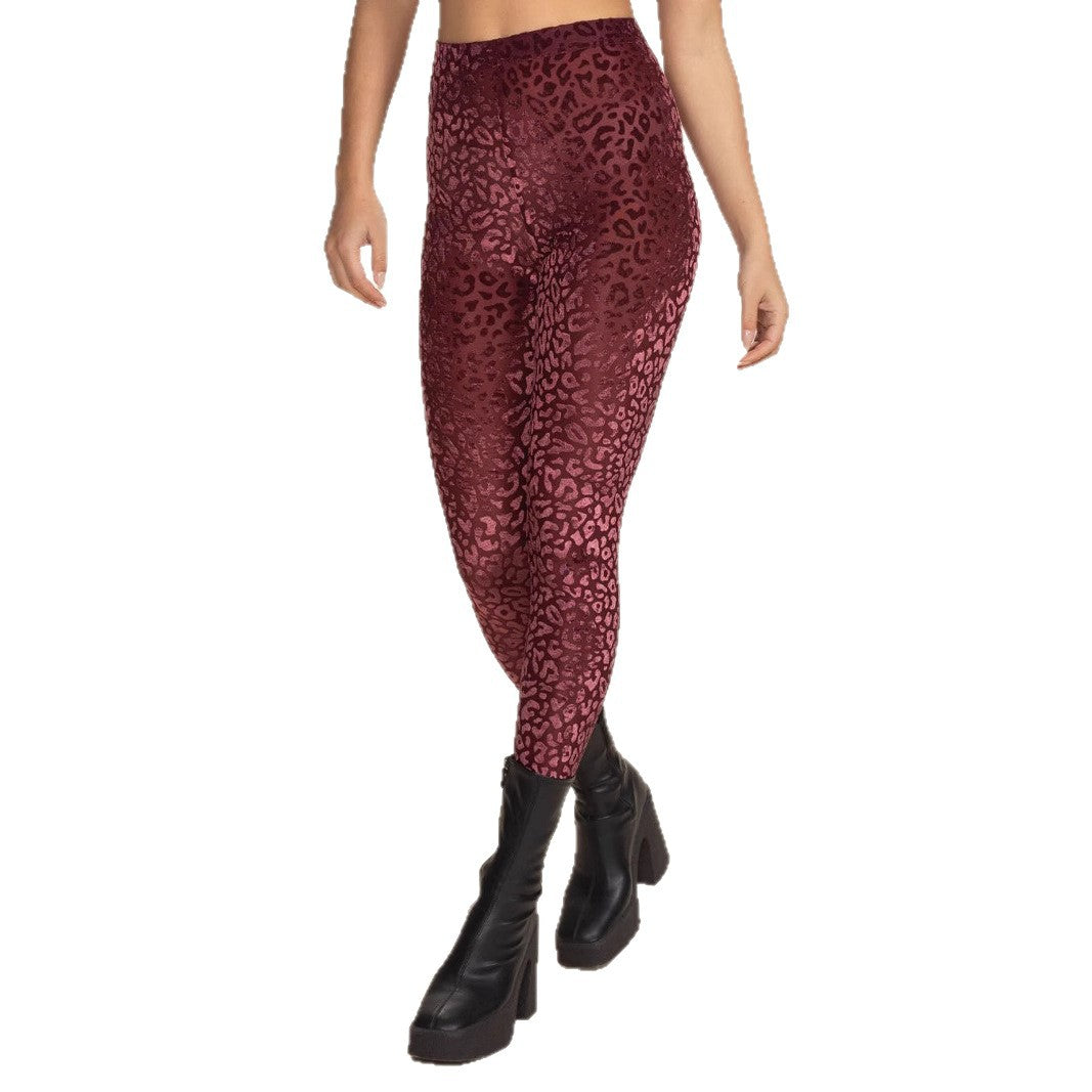 Damen Hochtaillierte Leggings mit animalischem Muster Echo Archiv
