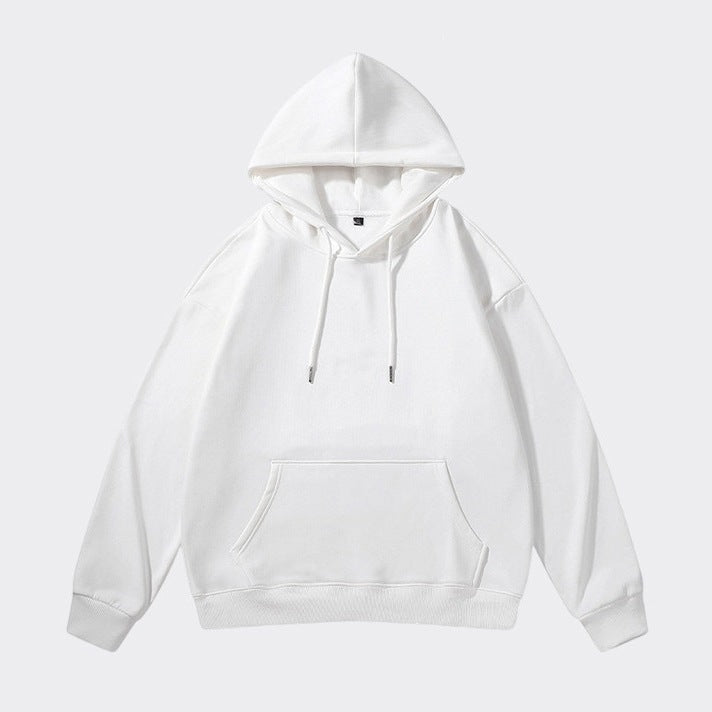 Unisex Oversize-Kapuzenpullover mit schwerem French-Terry, geripptem Saum & Kängurutasche Echoarchiv