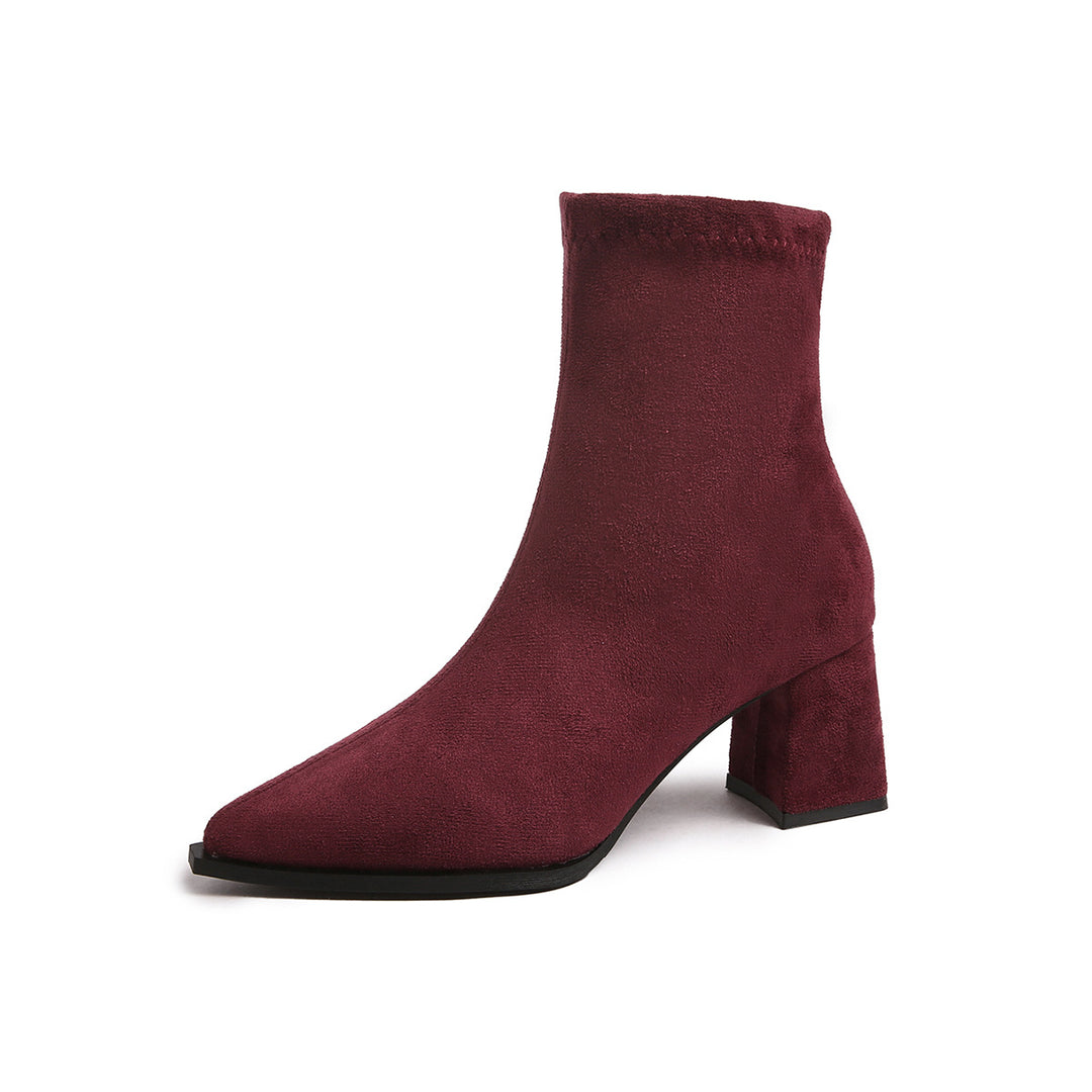 Damen Elegante und modische Stiefeletten mit blockierendem Absatz Echo Archiv