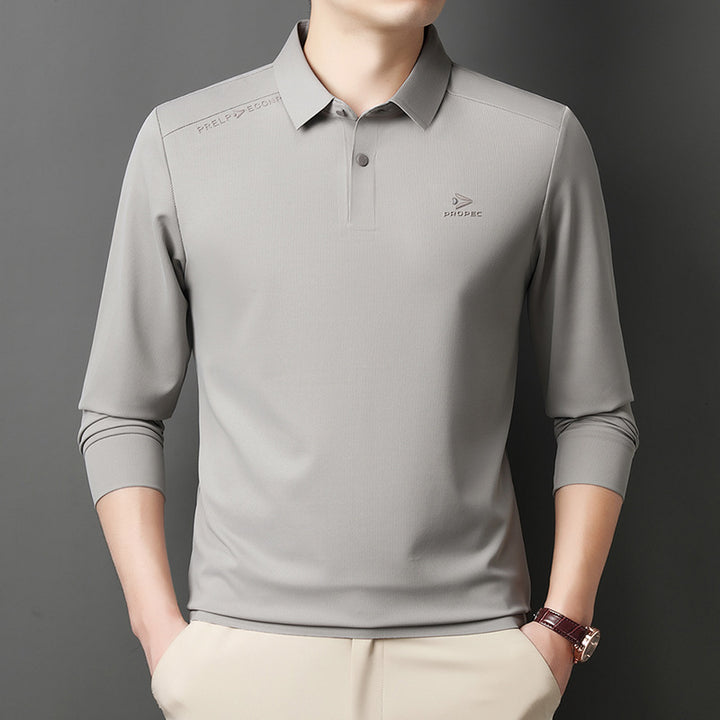 Herren Poloshirt mit funktionalem Design und atmungsaktiver Struktur Echoarchiv