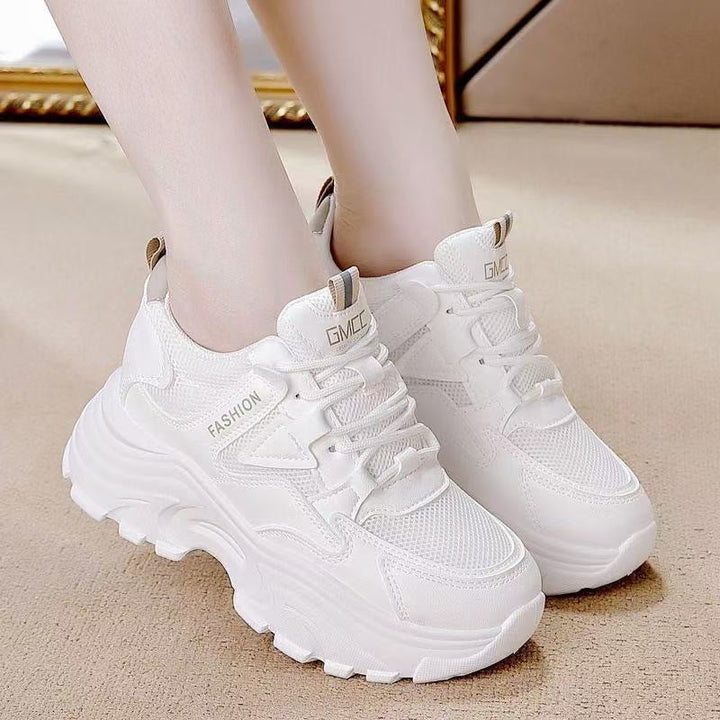 Damen Chunky Sneakers mit sportlichem Design und atmungsaktiver Obermaterialkombination Echo Archiv
