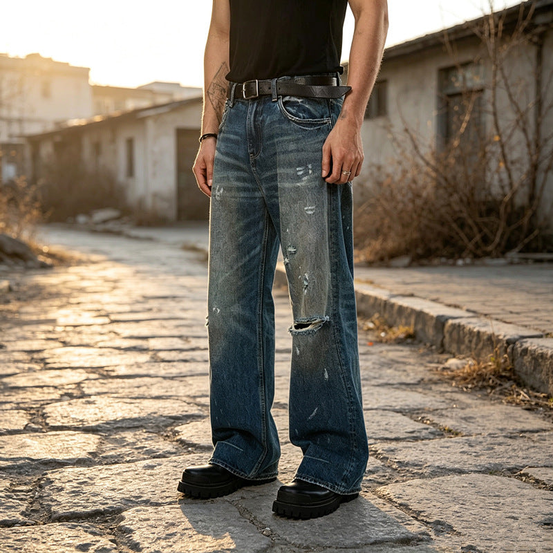Herren Weite, Ripped Jeans Echoarchiv