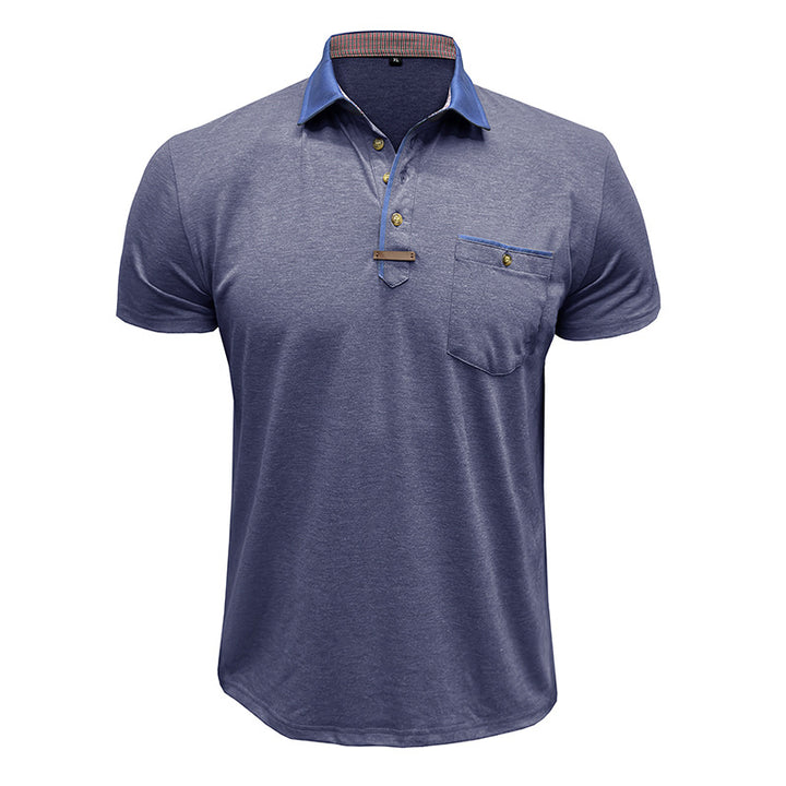 Herren Poloshirt mit modischem Kragen und stylischen Akzenten Echoarchiv
