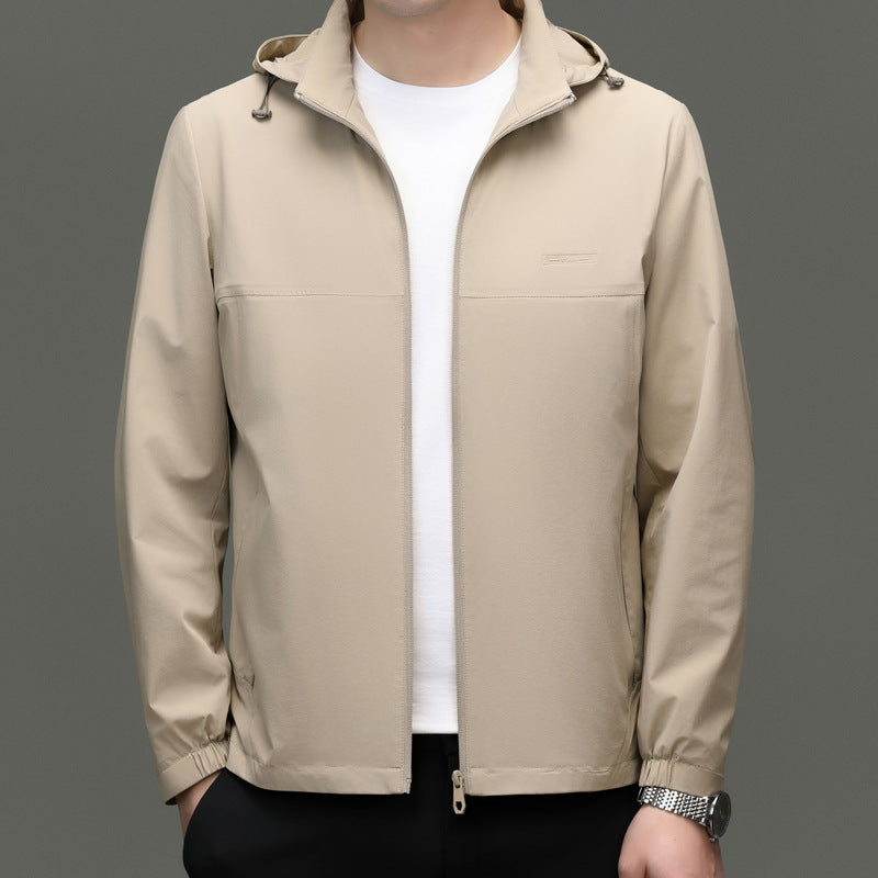 Herren leichte Funktionsjacke mit Kapuze Echoarchiv