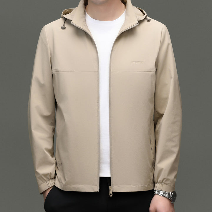 Herren leichte Funktionsjacke mit Kapuze Echoarchiv