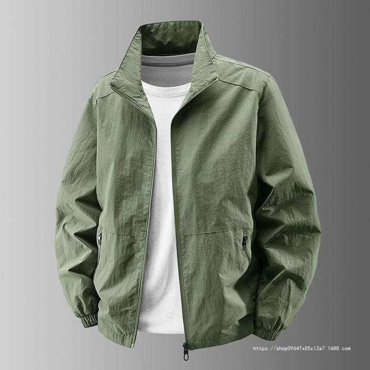 Herren Ultralight Technical Blousonjacke mit elastischen Bündchen, verdeckten Reißverschlusstaschen & atmungsaktivem Nylonmix Echo Archiv
