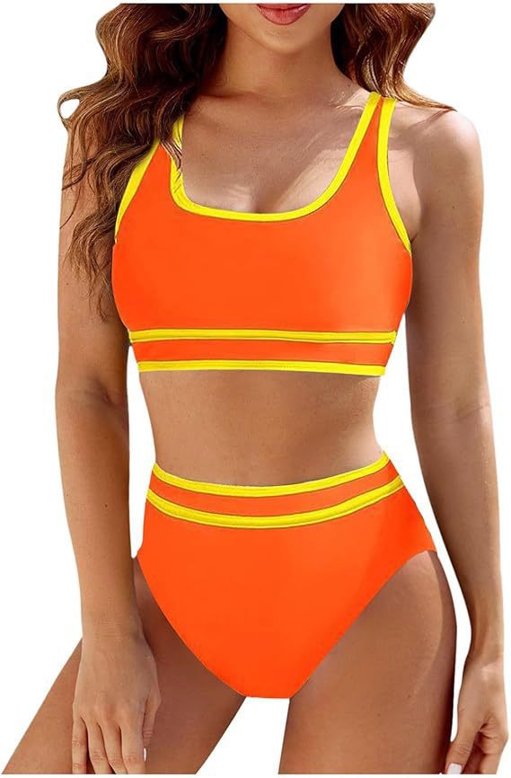 Damen Hochtailliertes Sport-Bikini-Set Echo Archiv