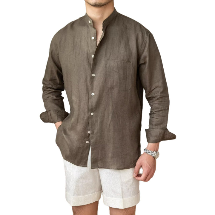 Herren Elegantes Langarm Businesshemd Echoarchiv
